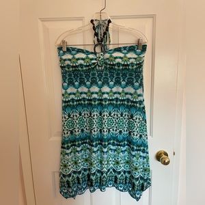 Blue/Green Tie Dye dress